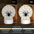 thumbnail image 3 of Balery Spiders On The Web 1 Pattern Acrylic Night Light Gift with 3 Color ModesTouch-Sensitive LED Lamp Perfect Gift for Mother's Day, Birthday, or Christmas, 3 of 9