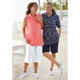thumbnail image 6 of Woman Within Plus Size Petite 7-Day Knit Capri, 6 of 6