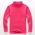 thumbnail image 1 of LNGOOR Nouveau 2021 Automne Hiver Garçons Filles Mode T-shirt Uni Manches Longues Col Rond Chaud Décontracté, 1 of 7