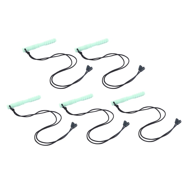 Collar para masticar sensorial NikouMX para bebés 5 piezas silicona