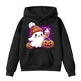 thumbnail image 4 of Ccpelsie Kids Hoodies for Boys Fall Winter Pullover Toddler Warm Hooded Sweatshirt Active Shirts(Black,8-9 Years), 4 of 5