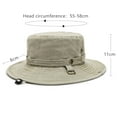 thumbnail image 7 of Womens Denim Bucket hat,Packable wide brim Sun Hats for Travle/Fishing/Gardening, 7 of 7