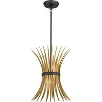 52460BK Kichler Lighting Baile - 1 Light Pendant In Homestead Style-16.25 Inches Tall and 12.75 Inches Wide-Black Finish    -Traditional Installation