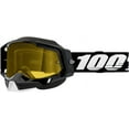 thumbnail image 2 of 100% Racecraft 2 Snow Goggles (One Size Fits Most, Snowbird/White/Brown / Silver Mirror Lens), 2 of 3