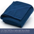 thumbnail image 5 of Brookstone Fleece Blanket 2 in 1 Super Soft Cozy Portable Travel Blanket with Carrying Case, 5 of 7
