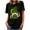 Black, variant on Kayannuo Blouses for Women Tee Shirts for Women St. Patrick's Day Womens Fashion Print Tops Short Sleeve Out Blouse Funny Round Neck T-Shirt Tops