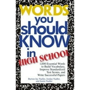 Pre-Owned Words You Should Know in High School: 1000 Essential Words to Build Vocabulary, Improve (Paperback 9781593372941) by Burton Jay Nadler, Jordan Nadler, Justin Nadler