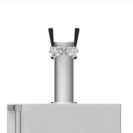Hestan 24-inch 5.2 Cu. Ft. Right Hinge Outdoor Rated Double Tap Beer Dispenser