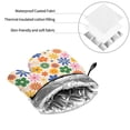thumbnail image 6 of Cauagu Groovy Daisy Flowers Print Oven Mitts and Pot Holders 4 pcs Set,Extra Thicken Long Kitchen Oven Glove Potholders BBQ Gloves-Oven Mitts and Pot Holders(11 Inch), 6 of 6