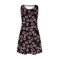 thumbnail image 3 of drppepioner Robes d'Été pour Femmes Plage T-Shirt Floral Robe d'Été Décontractée Poches Boho Robe Débardeur Robes d'Été de Plage, 3 of 4