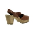 thumbnail image 2 of Mia Womens Abba Leather Ankle Strap Clogs, 2 of 2