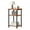 Rustic Brown, variant on 3-Tier Storage Shelf End Table, Side Table with Adjustable Feet, Small Space-Saving Nightstand for Bedroom & Living Room, Set of 1, Rustic Brown, 11.81"W x 13.39"D x 22.8"H