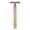 Silver, variant on BIMZUC Double-Sided Manual Razor Wooden Handle Non-Slip Close Fitting Portable Shaving Knife, Black - 4.5 inches / 11.5 cm
