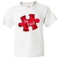 thumbnail image 3 of Inktastic Autism Awareness Be Kind Red Puzzle Piece Youth T-Shirt, 3 of 5