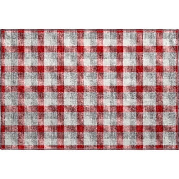 Dalyn Rugs Premium Machine Washable Mayfield AMF1053 Red 1'8" x 2'6" Rug