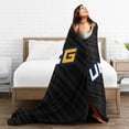 thumbnail image 5 of Unc Greensboro Spartans Fleece Blanket, Very Soft Microfiber Flannel Blanket for Couch Warm and Cozy for All Seasons, 5 of 6