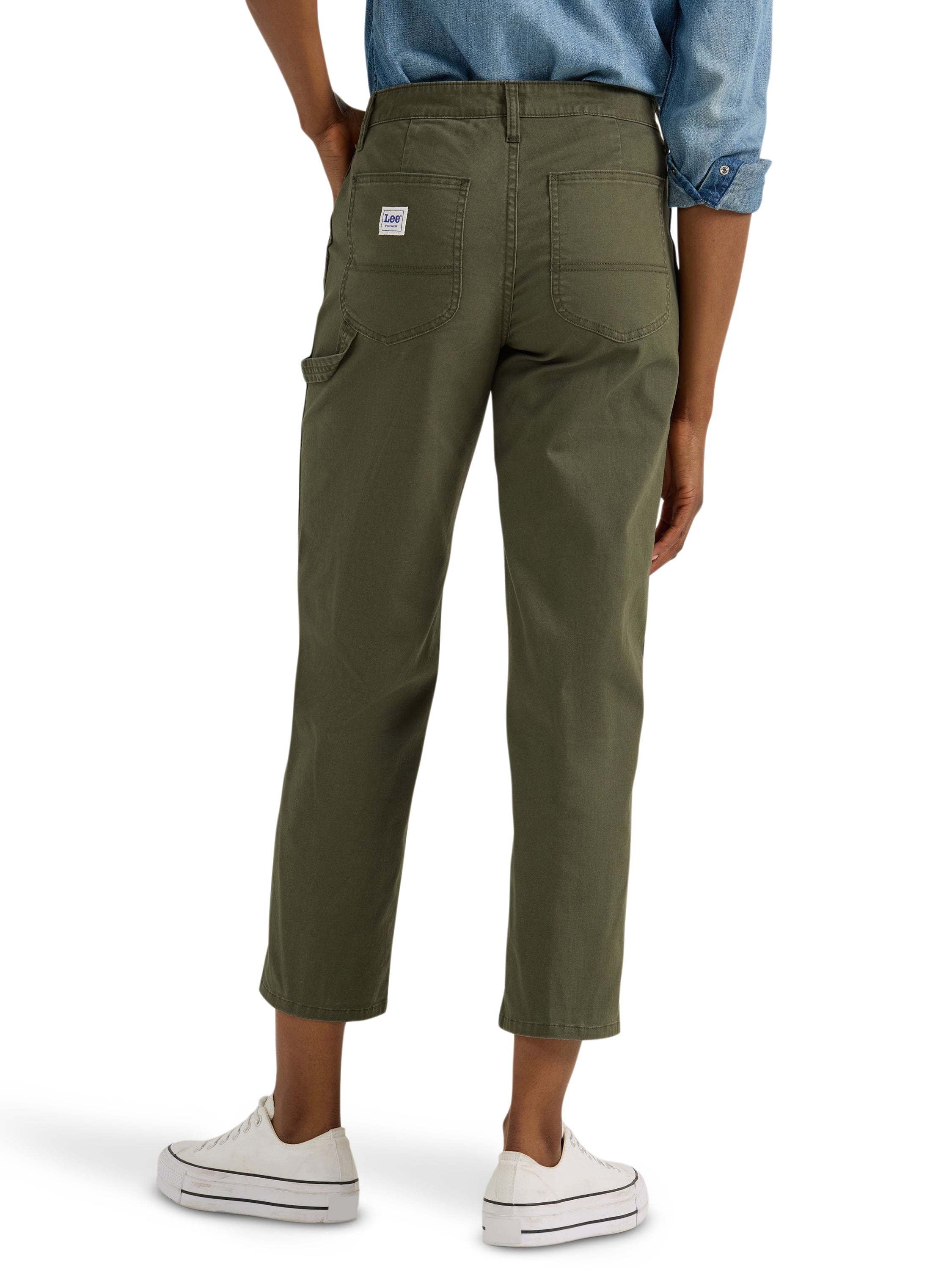 Lee® Women's Heritage Slim Straight Carpenter Crop Pant - Walmart.com