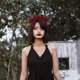 thumbnail image 3 of FELTECHELECTR Diadema con cuernos de diablo para Halloween, disfraz de festival, diadema para cosplay, 3 of 4