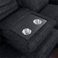 thumbnail image 6 of Lexicon Monterey 2-Piece Chenille Reclining Sectional with Right Chaise in Ebony, 6 of 8