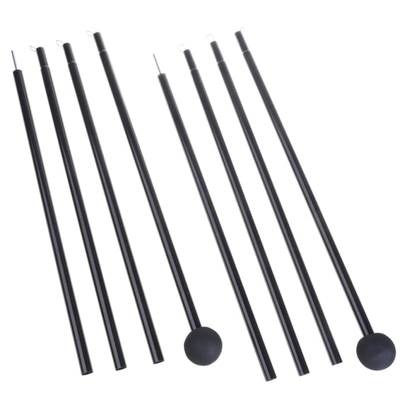 2Pcs Canopy Rod Adjustable Length Outdoor Awning Support Poles Beach Tents Part