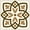 Brown, variant on Mi Alma Floral Brown Tile Stickers - Removable Vinyl 4x4, 24 pcs