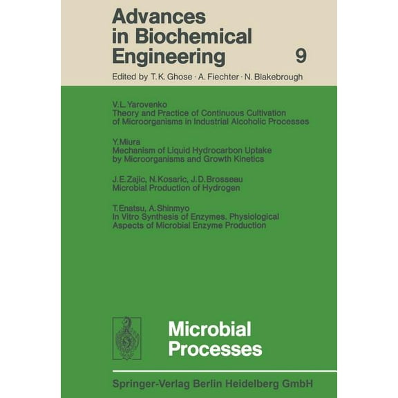 Advances in Biochemical Engineering &amp Microbial Processes, Book 9, (Paperback)