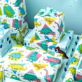 thumbnail image 4 of Dinosaur Wrapping Paper for Boy, 17 Inch x 33 Feet Dino Gift Wrap for Birthday Kids Baby Shower, 4 of 4