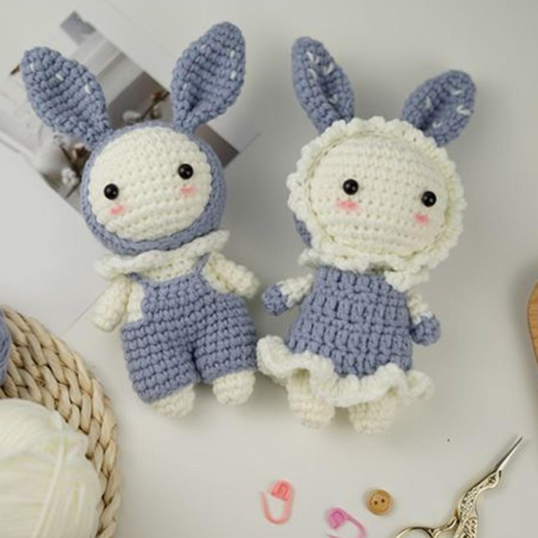 Complete Beginner Crochet Set Rabbit All in Learn to Crochet