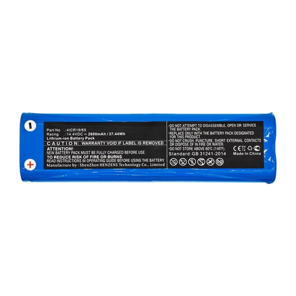 Batteries N Accessories BNA-WB-L15412 Vacuum Cleaner Battery - Li-ion, 14.4V, 2600mAh, Ultra High Capacity - Replacement for Bissell 4ICR19/65 Battery