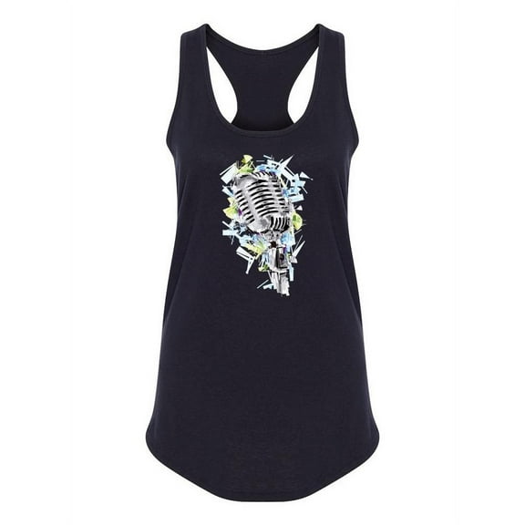 Vintage Mic Tank Women -Image by Shutterstock, Female x-Large