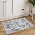 Bailu Moroccan Trellis Small Area Rug 2.6x4 Entryway Rug UltraThin
