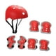 thumbnail image 2 of Casco de bicicleta para niños Juego de casco con rodilleras Guardias de muñequera de almohadillas, elegante engranaje de skateboard juego para Rojo, 2 of 8
