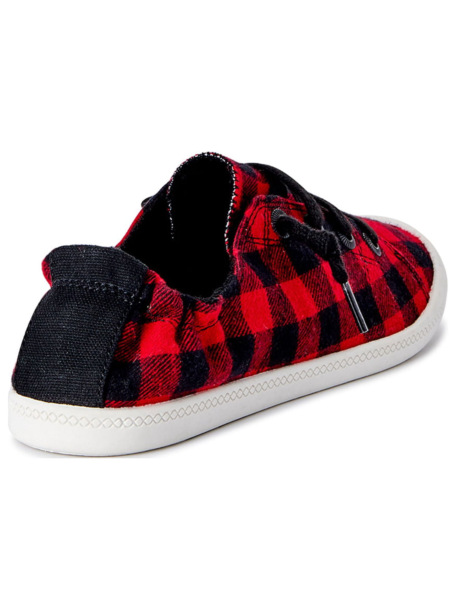Time and Tru Women’s Casual & Dress Shoes Scrunch Back Sneakers, Slip-On, Assorted Colors, Size 7
