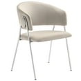 thumbnail image 5 of Side Dining Chair, Set of 2, Silver, Velvet, Bar Pub Cafe Bistro Dining Kitchen Hospitality Restaurant, Modern Contemporary, HB37472, 5 of 10