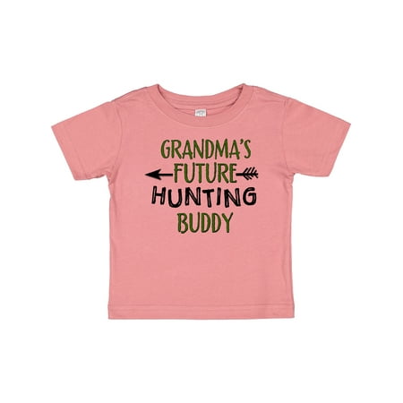 

Inktastic Grandmas Future Hunting Buddy Gift Baby Boy or Baby Girl T-Shirt