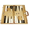18" Map Backgammon Set, Brown