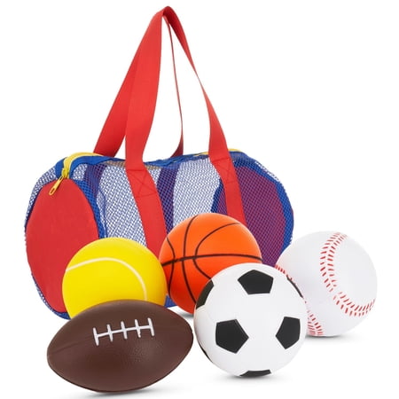 Neliblu Set of 5 Foam Balls for Kids Toddler Sports Balls for Babies and Toddlers 1-3 - Soft Throwing Toys for Indoor and Outdoor Play - Stocking Stuffers and Birthday Gift for Boys and Girls price history on PriceWatchPro