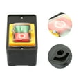 thumbnail image 1 of Watertight ON OFF Push Button Switch, AC220V 380V 10A Control Motor Directly NO NC Design Pushbutton Switch with Interior Screw Terminals for Mechanical Equipment Textile Machiner, 1 of 7