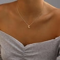 thumbnail image 2 of Initial Necklaces for Women, 14k Gold Plated Dainty Gold Letter Necklace Tiny Initial Pendant Necklace Cute Letter Name Choker Necklaces for Women Simple Gold Jewelry for Women Gifts, 2 of 6