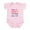 Petal Pink, variant on CafePress - Saw It, Liked It, Told Nona, Got It! Body Suit - Baby Light Bodysuit, Size Newborn - 24 Months