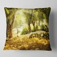thumbnail image 2 of Designart Olive Trees - Photography Throw Pillow - 16x16, 2 of 5