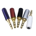 thumbnail image 2 of 1Pcs Connecteur Audio 3.5Mm 3 Pôles Adaptateur de Réparation Casque J A Mâle Rouge, 2 of 8