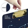 thumbnail image 6 of FORMRS Acrylic Clipboard with Low Profile Clip Standard A4 Letter Size, 12.5" x 9", Orange Cat Planet, 6 of 8
