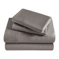 thumbnail image 2 of Superior Egyptian Cotton 300 Thread Count Deep Pocket Sheet Set, Twin, Grey, 2 of 10