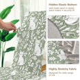 thumbnail image 5 of Yayeee 2 Pack Dining Chair Covers Stretch Parson Chairs Slipcovers Seat Protector, Green Floral Cat Pattern, 5 of 6