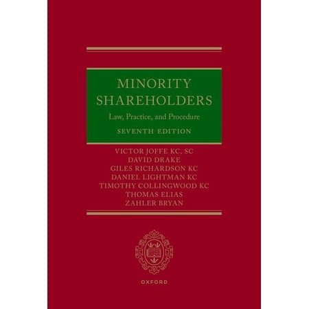 Minority Shareholders: Law Practice and Procedure (Hardcover)