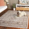 thumbnail image 3 of SAFAVIEH Hazel Emil Oriental Area Rug, Brown/Ivory, 6' x 6' Square, 3 of 11