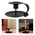 thumbnail image 4 of Retro Wrought Iron Taper Candle Holder Classic Look Iron European Style Candlestick Stand Holder for Home Candlelight Dinner, 4 of 8