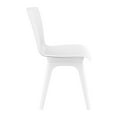thumbnail image 2 of 33.5" White Solid Refined Patio Dining Chair, 2 of 8