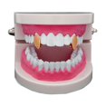 thumbnail image 3 of 2x18K Chapado En Oro Vampiro Single Grill Hip Hop Parrillas De Halloween Oro Rosa, 3 of 8